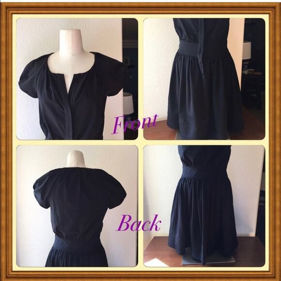 Diane Von Furstenberg little black dress with pockets hits above knee minimalist - Picture 3 of 4